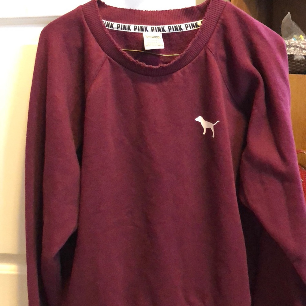 PINK maroon pullover